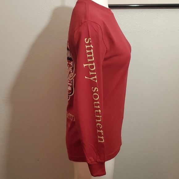 SIMPLY SOUTHERN Red/Black/Yellow Tailgate T-Shirt-Gameday Collection-Sz S - Picture 8 of 17